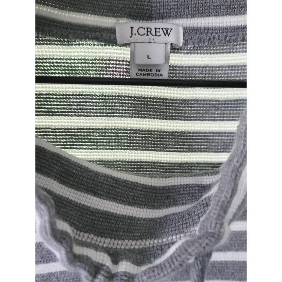 EUC J.Crew Thermal Sweatshirt Top - Large - Picture 6 of 9